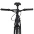 Bicicleta de piñón fijo negro 700c 55