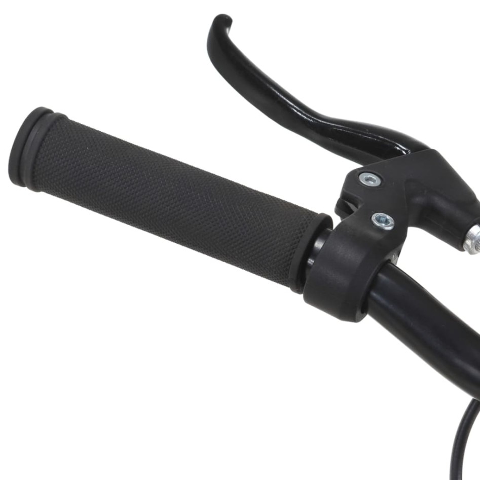 Bicicleta de piñón fijo blanco y verde 700c 51