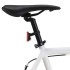 Bicicleta de piñón fijo blanco y azul 700c 55