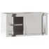 Armario de pared de cocina puertas correderas acero