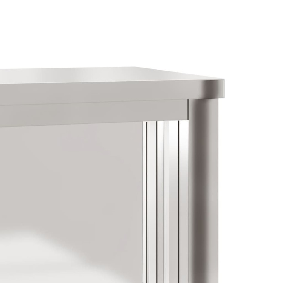 Armario de pared de cocina puertas correderas acero