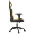 Silla gaming de masaje cuero sintético negro y