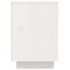 Mesitas de noche 2 uds madera maciza pino blanco 50x34x50