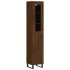 Aparador alto madera contrachapada roble marrón 34,5x34x180