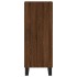 Aparador alto madera contrachapada roble marrón 34,5x34x180