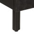 Mesitas de noche 2 uds madera maciza de mango negro 40x33x46