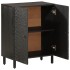 Aparador madera maciza de mango negro 60x33x75