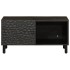Mesa de centro madera maciza de mango negra 80x50x40