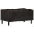 Mesa de centro madera maciza de mango negra 80x50x40
