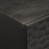 Mesa de centro madera maciza de mango negra 80x50x40