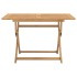 Mesa de jardín plegable madera maciza de acacia 120x70x75