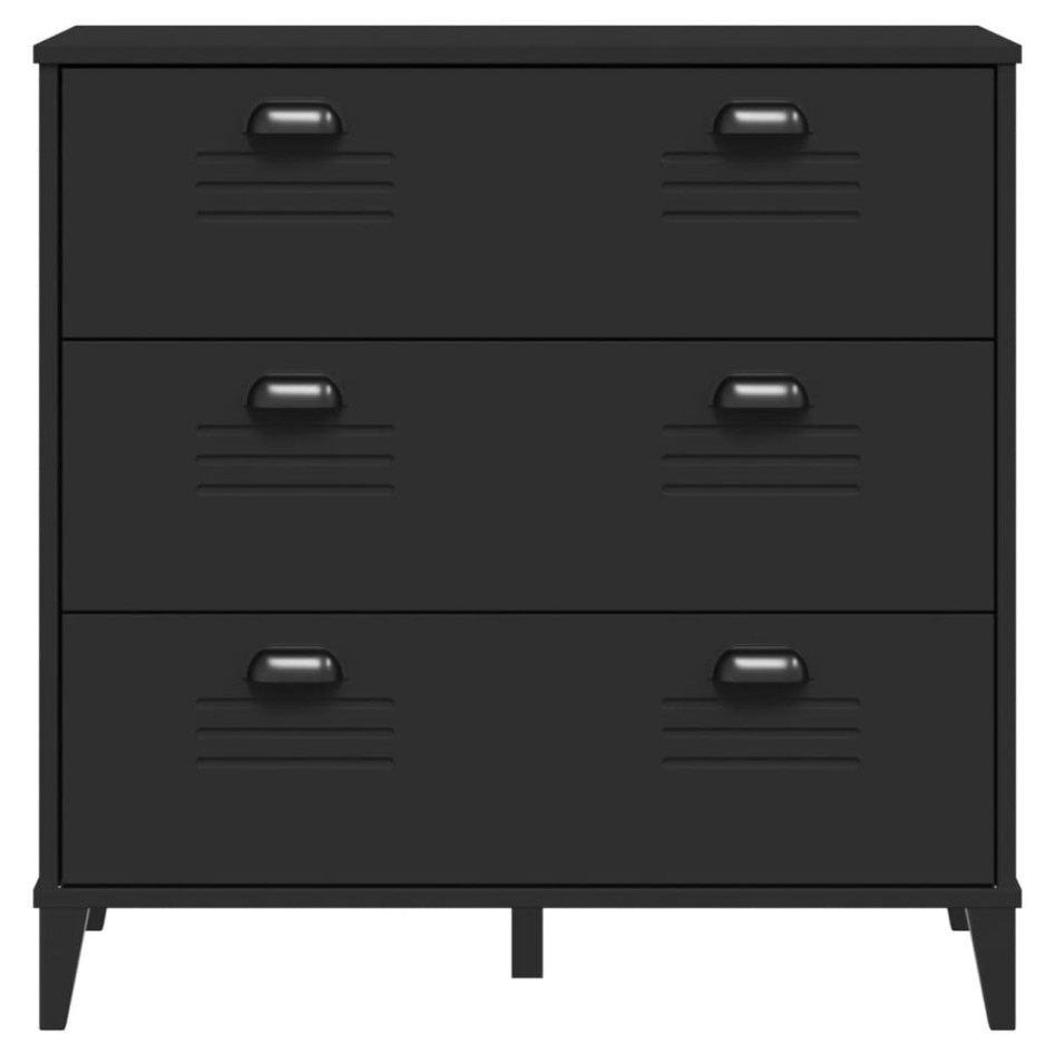 Cómoda de cajones VIKEN madera maciza de pino