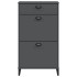 Mueble zapatero VIKEN madera maciza de pino gris