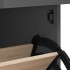 Mueble zapatero VIKEN madera maciza de pino gris