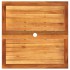 Mesa de jardín ratán sintético madera acacia gris 80x80x75