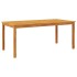 Mesa de comedor de jardín madera maciza de acacia 180x90x75