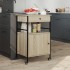 Carrito de cocina madera ingeniería roble Sonoma 56x43x89,5