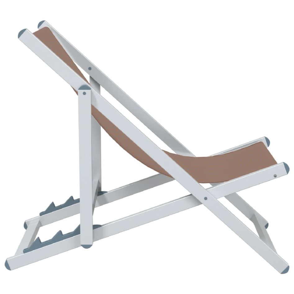 Sillas de playa plegables 2 uds aluminio y textilene