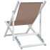 Sillas de playa plegables 2 uds aluminio y textilene