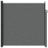 Toldo lateral retráctil gris antracita 200x500