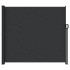 Toldo lateral retráctil negro 180x600