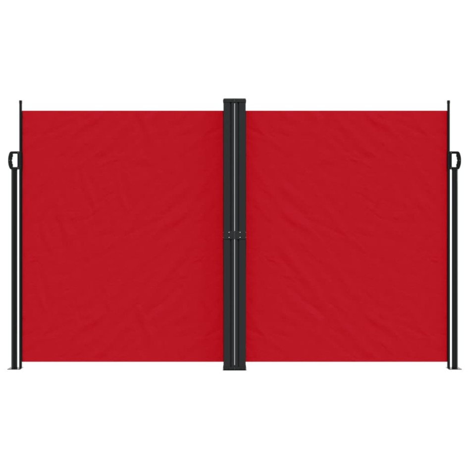 Toldo lateral retráctil rojo 200x600