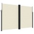 Toldo lateral retráctil crema 220x600