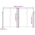 Toldo lateral retráctil crema 220x600