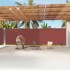 Toldo lateral retráctil marrón 220x1200