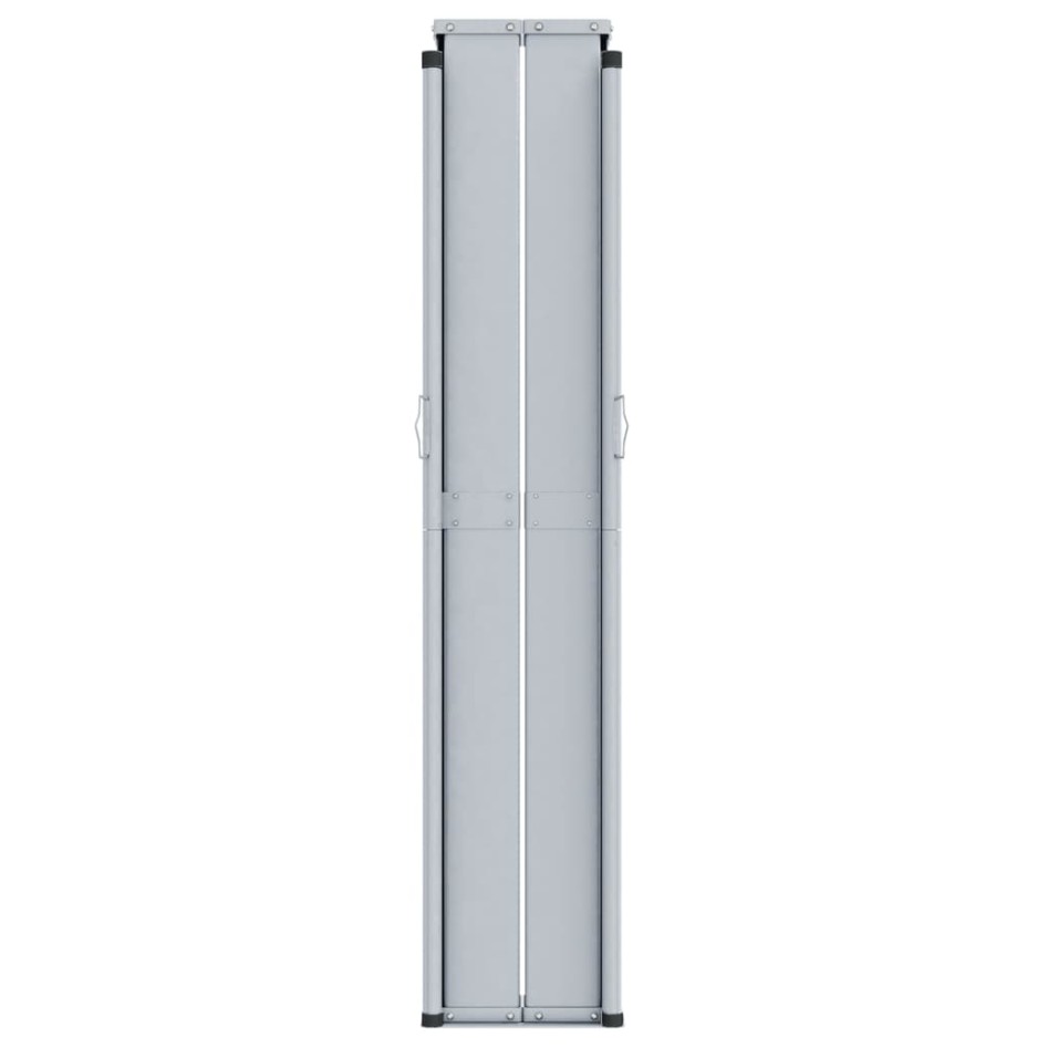 Toldo lateral retráctil marrón 220x1200