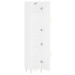 Aparador alto madera contrachapada blanco 34,5x34x180