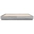 Estructura de cama con luces LED gris Sonoma 180x200