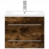 Mueble de baño con lavabo integrado roble