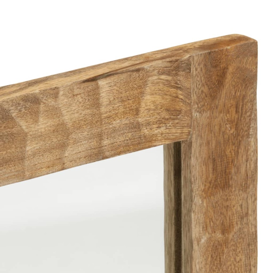 Conjunto de armarios de baño 2 piezas madera maciza de