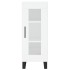 Aparador alto madera contrachapada blanco 34,5x34x180