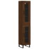 Aparador alto madera contrachapada roble marrón 34,5x34x180