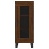 Aparador alto madera contrachapada roble marrón 34,5x34x180