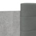 Cama con cabecero madera de ingeniería gris hormigón 135x190