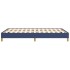 Estructura de cama tela azul 120x190