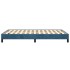 Estructura de cama terciopelo azul oscuro 120x190