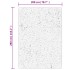 Alfombra de pelo corto OVIEDO beige 200x280