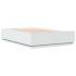 Estructura de cama madera de ingeniería blanca 140x200