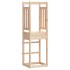 Torre de juegos madera maciza pino 53x46,5x169