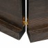 Tablero mesa madera roble tratada marrón oscuro 180x40x(2-4)