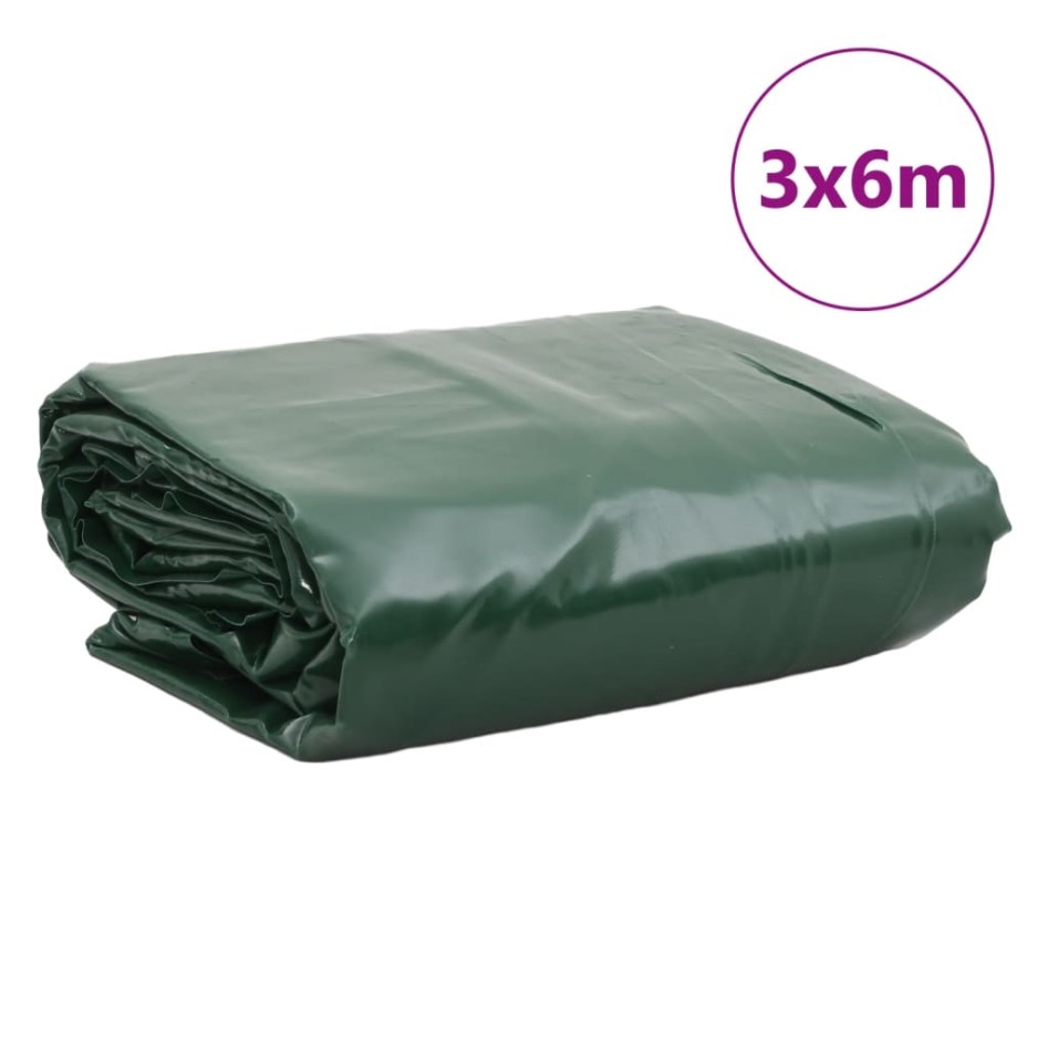 Lona verde 3x6 m 650