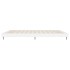 Estructura de cama madera de ingeniería blanco brillo