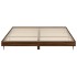 Estructura de cama madera de ingeniería marrón roble 120x200