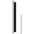 Toldo lateral retráctil para patio negro 200x500