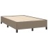 Estructura de cama tela gris taupe 120x190
