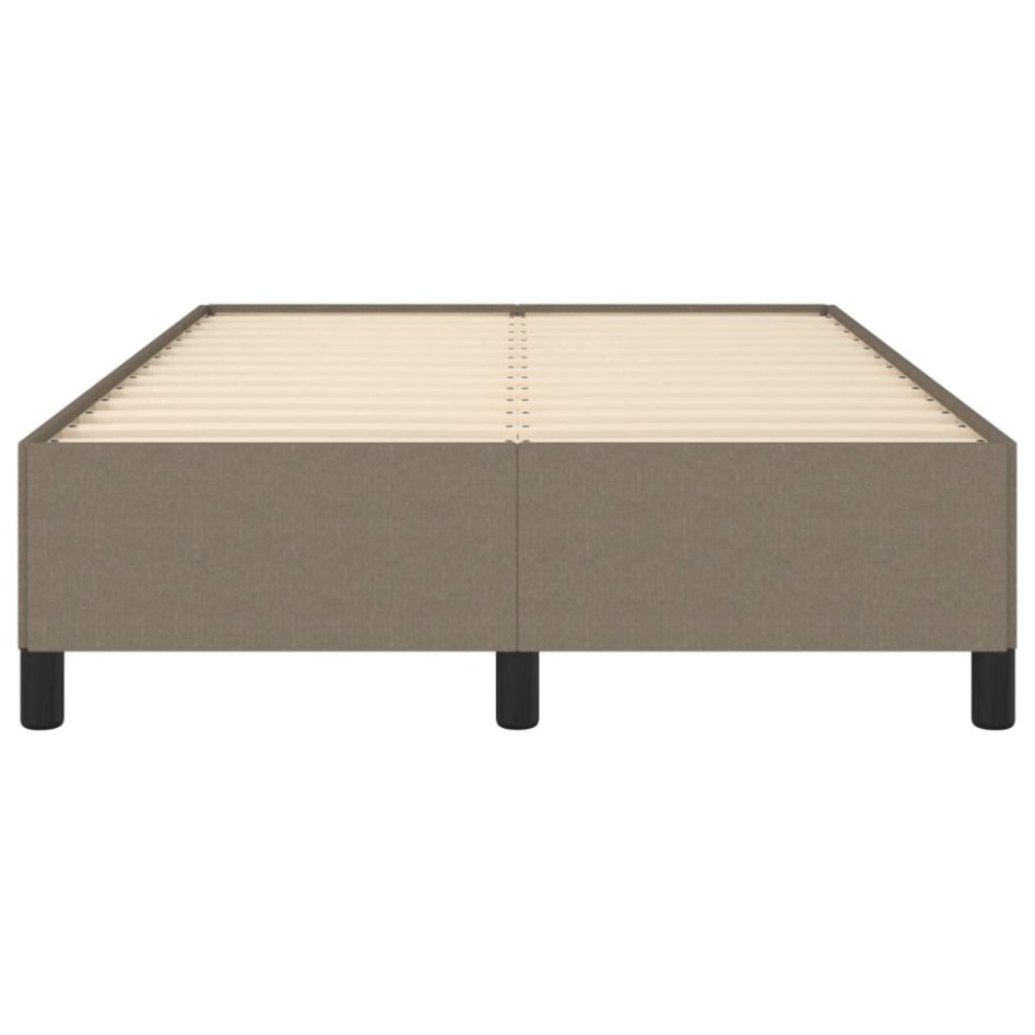 Estructura de cama tela gris taupe 120x190